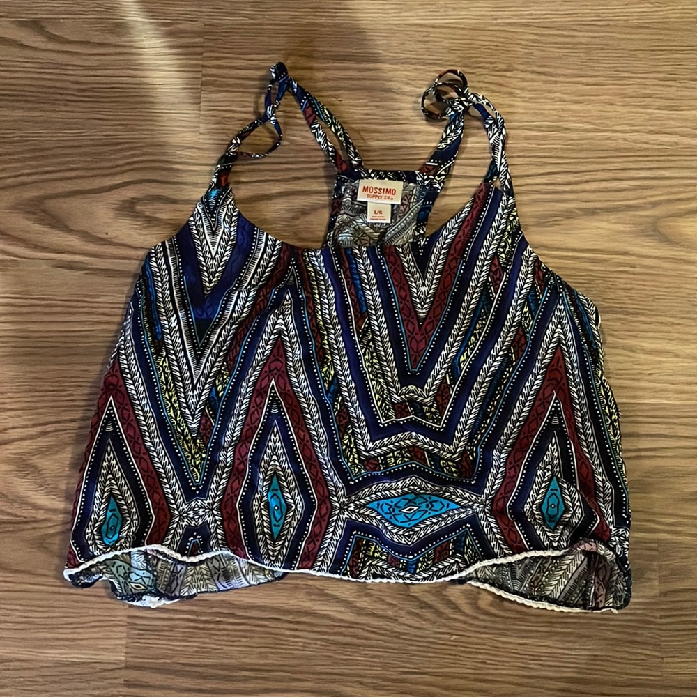 Summer crop tank-top